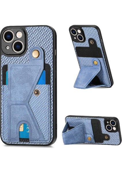 IPhone 14 Için Kılıf Artı Braketi Manyetik Tasarım Standı Fonksiyonu Kart Sahibi (Yurt Dışından)