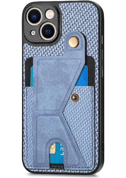IPhone 14 Için Kılıf Artı Braketi Manyetik Tasarım Standı Fonksiyonu Kart Sahibi (Yurt Dışından)