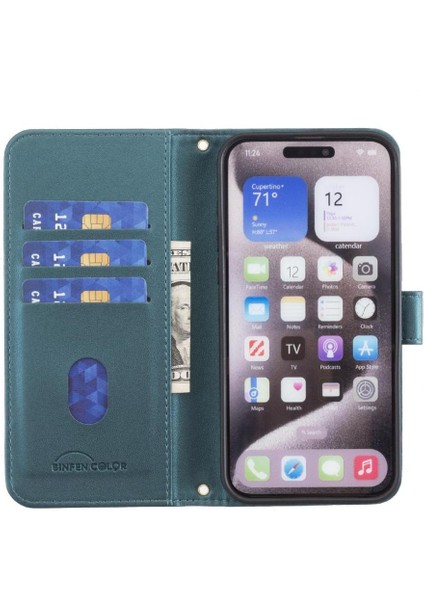 IPhone 12 Için Flip Case Pro Max Koruyucu Pu Deri Cüzdan Kartvizit (Yurt Dışından)