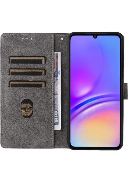 GX Boutique Samsung Galaxy A06 Flip Folio Cüzdan Kart Yuvaları Kapak Rfıd Pu (Yurt Dışından)