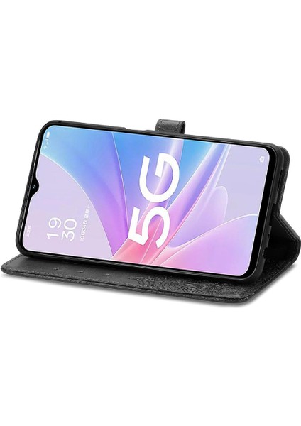Oppo A58 5g Darbeye Dayanıklı Zarif Desen Basit Iş Çevirme Için Kılıf (Yurt Dışından)