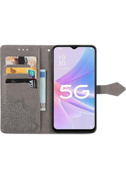 Oppo A58 5g Darbeye Dayanıklı Zarif Desen Basit Iş Çevirme Için Kılıf (Yurt Dışından)