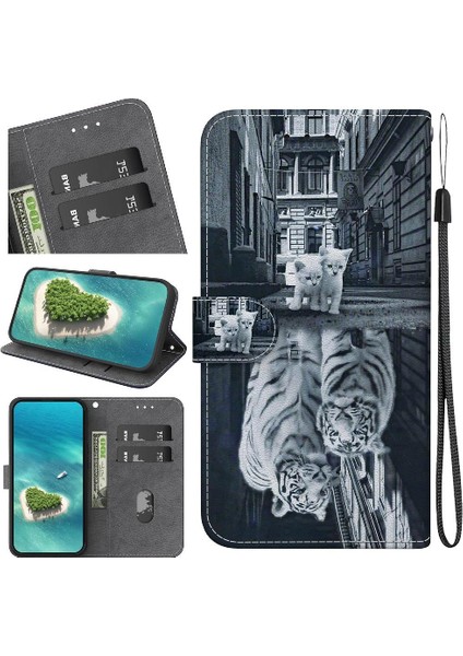 Samsung Galaxy A16 Manyetik Kapatma Pu Deri Kelebek Çiçek (Yurt Dışından) modelleri