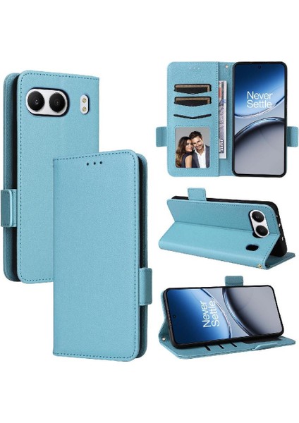 Oneplus Nord 4 5g Için Flip Case Pu Deri Manyetik Yan Toka Cüzdan (Yurt Dışından)