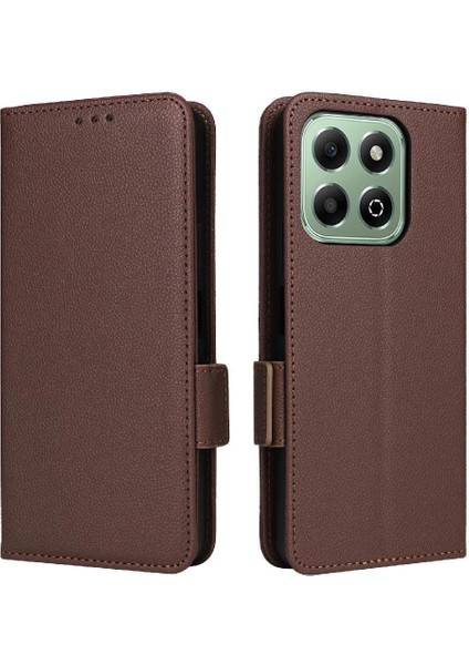 Onur X6B 4g Pu Deri Için Flip Case Yan Toka Manyetik Kart Yuvaları (Yurt Dışından)
