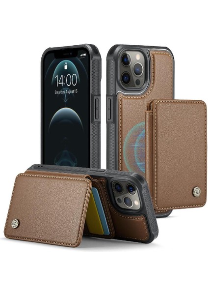 IPhone 12 Için Kılıf Pro Max Standı Fonksiyonu 2 In 1 Işlevsellik Rfıd (Yurt Dışından)