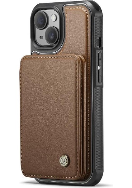IPhone 15 Artı Ayrılabilir Cüzdan Rfıd Engelleme Manyetik Standı (Yurt Dışından)