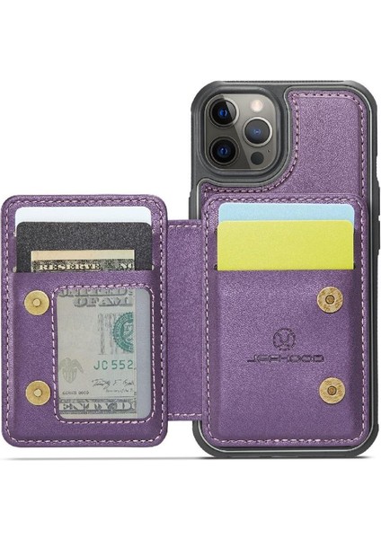 IPhone 12 Için Kılıf Pro Max Standı Fonksiyonu 2 In 1 Işlevsellik Rfıd (Yurt Dışından)