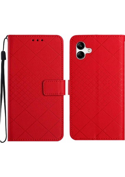 Samsung Galaxy A06 Için Flip Case Kart Yuvası Standı Cüzdan Pu Deri Kapak (Yurt Dışından)