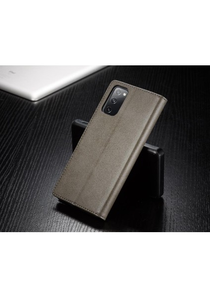 Tutucu ile Samsung Galaxy S20 Buzağı Doku Yatay Flip Case (Yurt Dışından) fiyatları