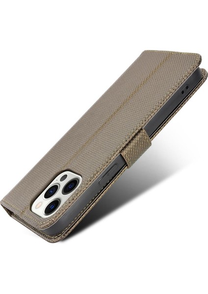 IPhone 12 Için Kılıf Pro Max Kapak Manyetik Cüzdan Kart Tutucu Kickstand (Yurt Dışından)