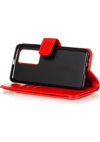 Huawei P40 Pro Kickstand Cüzdan Pu Deri Manyetik 9 Kart Yuvaları (Yurt Dışından) indirimleri