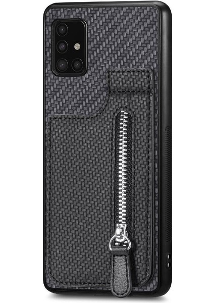 Samsung Galaxy A51 5g Için Kılıf Cüzdan Manyetik Araç Montaj Fermuar Standı Crad (Yurt Dışından) modelleri