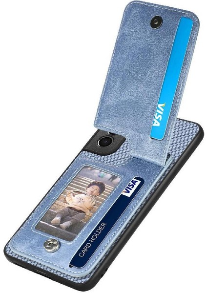 Samsung Galaxy S21 Manyetik Araç Montaj Fermuar Cüzdan Standı Crad (Yurt Dışından)
