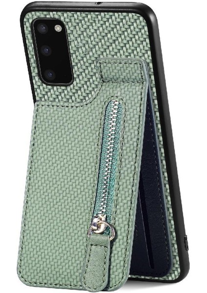 Samsung Galaxy S20 Crad Yuvası Standı Manyetik Araç Montaj Cüzdan (Yurt Dışından)