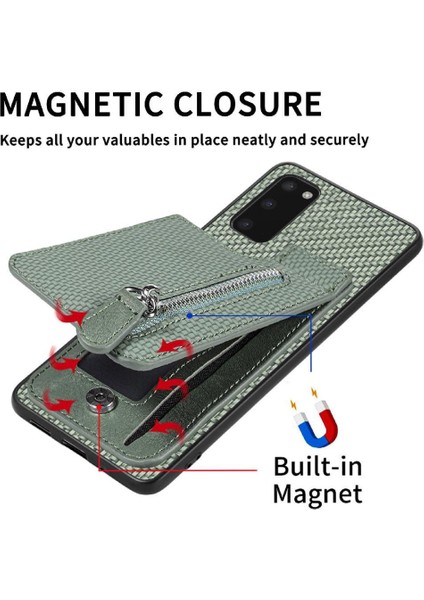 Samsung Galaxy S20 Crad Yuvası Standı Manyetik Araç Montaj Cüzdan (Yurt Dışından) fiyatları