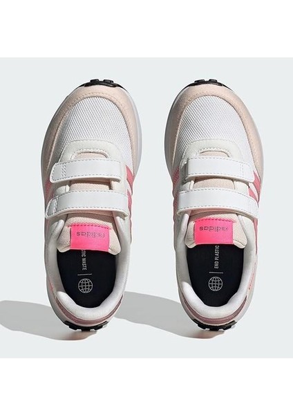 Run 70S Cf K Cırtlı Beyaz Pembe Spor Ayakkabısı