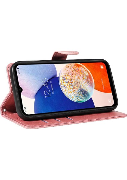 Kredi Kartı Yuvası ile Samsung Galaxy M55 Cüzdan Telefon Kılıfı Için Filp Durumda (Yurt Dışından) indirimleri