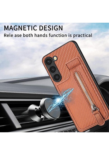 Samsung Galaxy S23 Artı Fermuar Crad Yuvası Manyetik Araç Montaj Standı (Yurt Dışından) modelleri