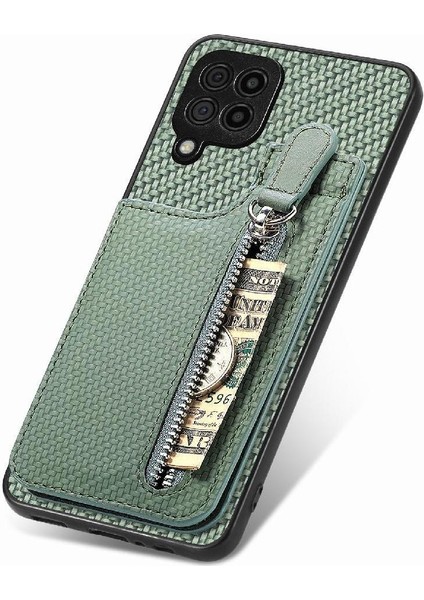 Samsung Galaxy A22 4g Fermuar Cüzdan Manyetik Araç Montaj Crad Yuvası (Yurt Dışından) fiyatları