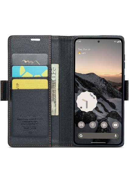 Google Pixel 9 Pro Kickstand Darbeye Dayanıklı Durumda Anti Dolandırıcılık Için Caseme Durumda (Yurt Dışından)