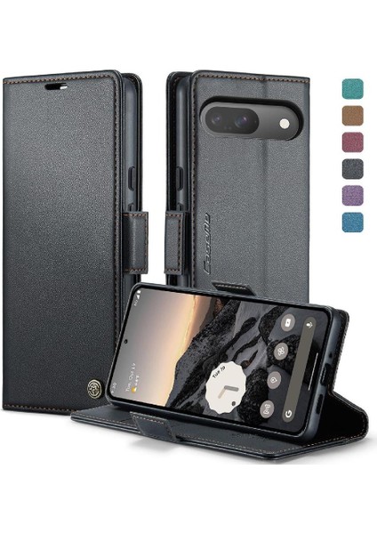 Google Pixel 9 Pro Kickstand Darbeye Dayanıklı Durumda Anti Dolandırıcılık Için Caseme Durumda (Yurt Dışından)