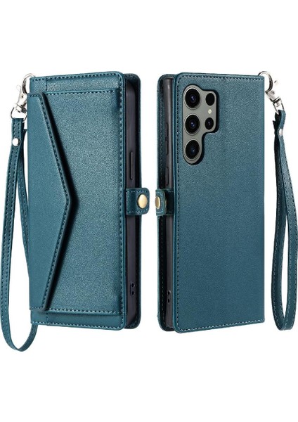Samsung Galaxy S22 Ultra Kart Tutucu Fermuar Yuvası Için Cüzdan Crossbody Durumda (Yurt Dışından) fiyatları