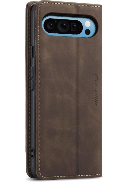 Google Piksel 9 Pro Xl Için Flip Case Manyetik Kapatma Darbeye Vaka Kartı (Yurt Dışından)