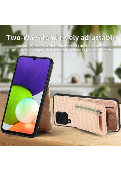 Samsung Galaxy A22 4g Fermuar Cüzdan Manyetik Araç Montaj Crad Yuvası (Yurt Dışından) indirimleri