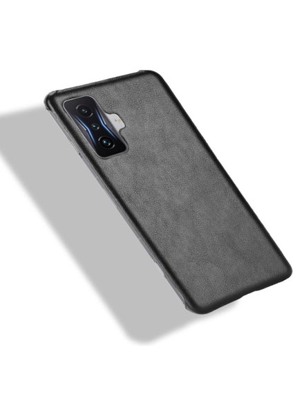 Xiaomi Poco F4 Gt Lychee Desen Anti Scratch Uyumluluk Için Retro Kılıf (Yurt Dışından)