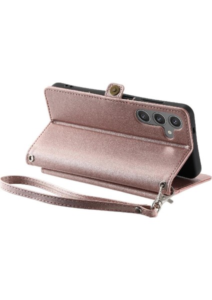 Cüzdan Crossbody Kılıf Samsung Galaxy A35 5g Fermuar Faturaları Yuvası Cüzdan (Yurt Dışından) fiyatları
