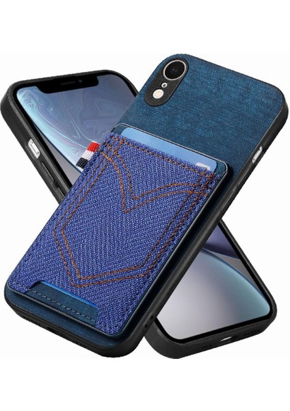 IPhone Xr Manyetik Araç Montaj Crad Yuvası Kot Cep Tasarımı (Yurt Dışından) fırsatları
