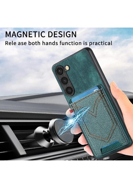 Samsung Galaxy S23 Manyetik Araç Montaj Kot Cep Tasarım Crad (Yurt Dışından) fiyatları