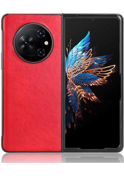 Tecno Phantom V Fold Retro Uyumluluk Koruyucu Kapak Için Retro Kılıf (Yurt Dışından)