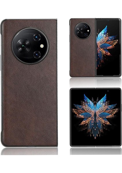 Tecno Phantom V Fold Retro Uyumluluk Koruyucu Kapak Için Retro Kılıf (Yurt Dışından)