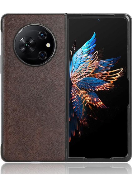 Tecno Phantom V Fold Retro Uyumluluk Koruyucu Kapak Için Retro Kılıf (Yurt Dışından)