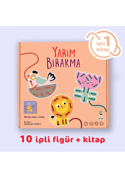 Yarım Bırakma - İpli Kitap 1 (10 İpli Figür + Kitap)