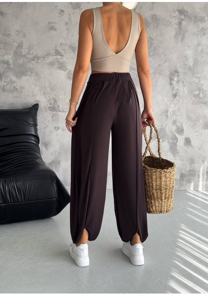 Şalvar Model Beli Lastikli Pantolon