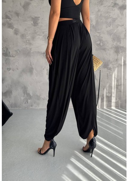 Şalvar Model Beli Lastikli Pantolon