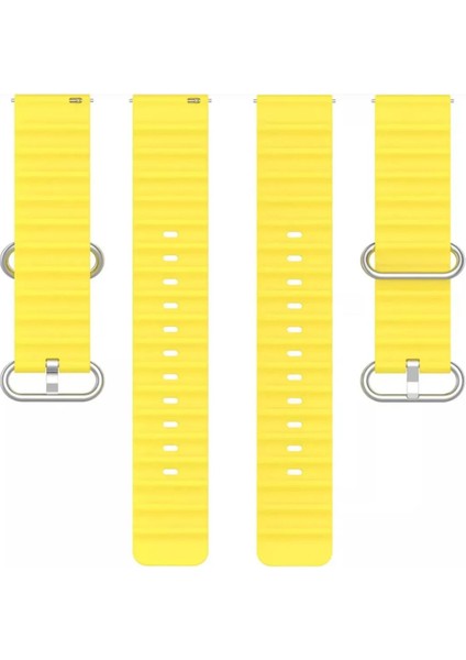 Amazfit Gts 2-2e İçin Delikli Silikon Kordon İçin Ocean Loop Silikon Kordon 20MM