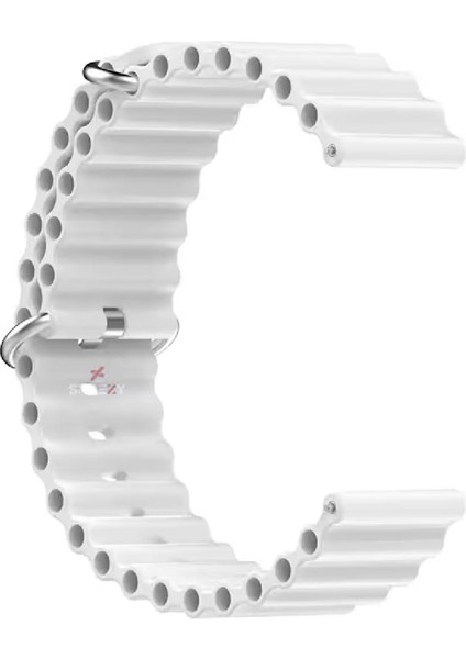 Garmin Vivoactive 4 İçin Ocean Loop Silikon Kordon 22MM