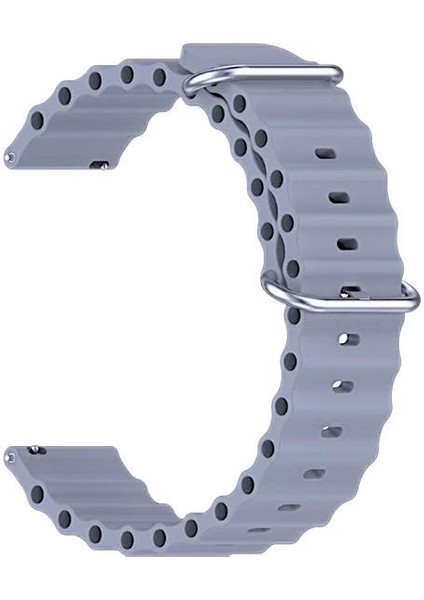 Garmin Vivoactive 4 İçin Ocean Loop Silikon Kordon 22MM