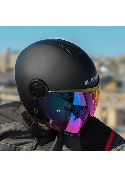 Classy Mat Siyah Kask Gökkuşağı Cam fiyatları