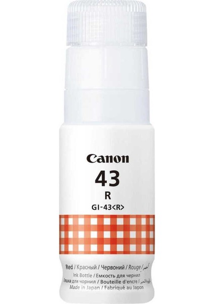 GI-43/4716C001 Kırmızı-Red Orijinal Mürekkep