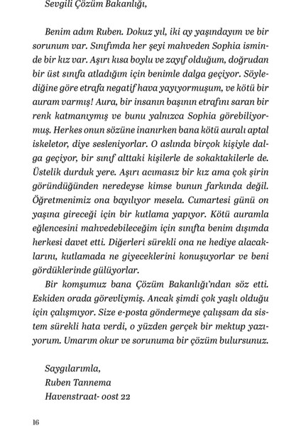 Çözüm Bakanlığı - Sanne Rooseboom