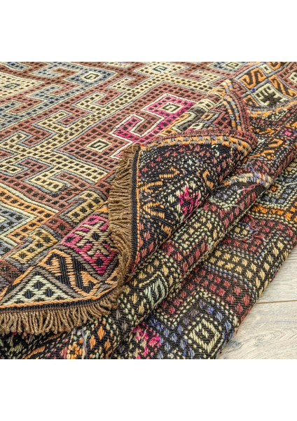 Hazra Geometrik Tasarımlı Cicim Kilim 153X433 cm