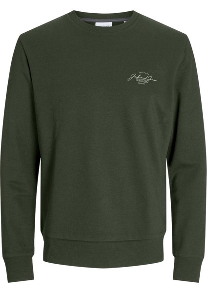 Jack&jones 12256837 Sol Gogus Yazılı Yuvarlak Yada Uzun Kol Sweat