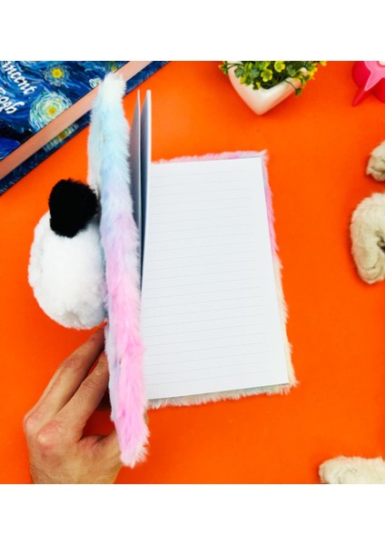 Sevimli Hayvan Kabartmalı Peluş Defter fiyatları