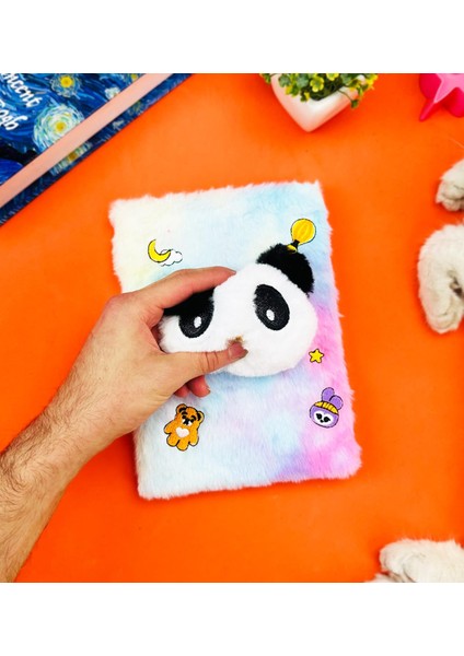 Sevimli Hayvan Kabartmalı Peluş Defter modelleri