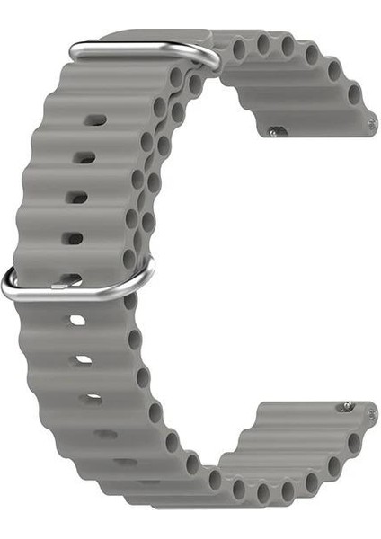 Amazfit Bip U Pro İçin Ocean Loop Silikon Kordon 20MM